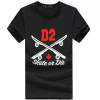 graffiti dsquared2 short t-shirt skate on die